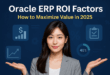 Oracle ERP ROI Factors